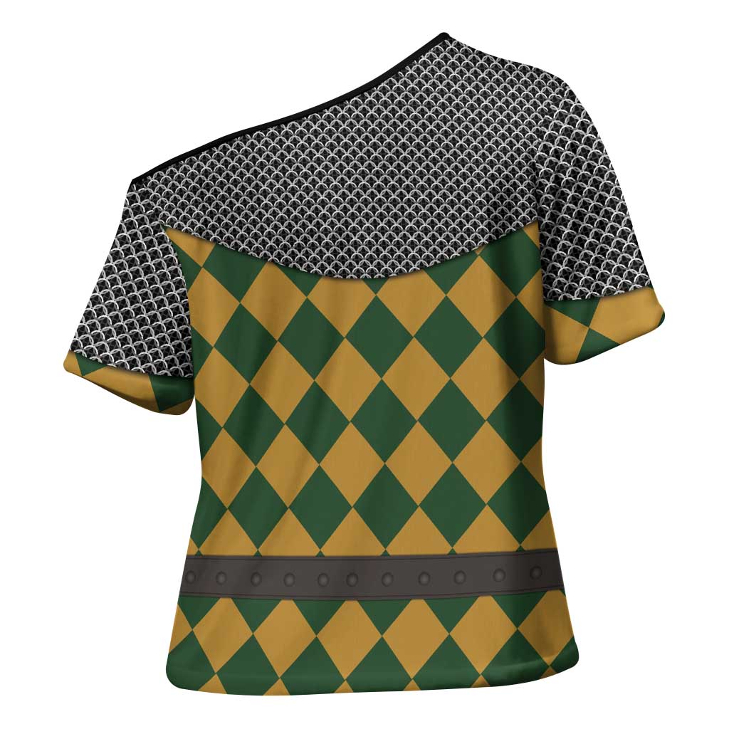 Knights Germany Costumes Cross Shoulder Shirt - Wonder Print Shop