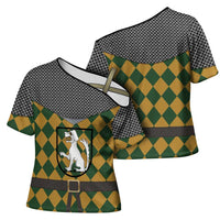 Knights Germany Costumes Cross Shoulder Shirt - Wonder Print Shop
