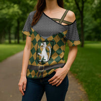 Knights Germany Costumes Cross Shoulder Shirt - Wonder Print Shop