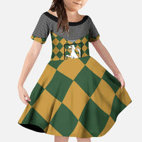 Knights Germany Costumes Family Matching Short Sleeve Bodycon Dress and Hawaiian Shirt - Wonder Print Shop