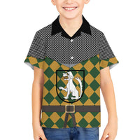 Knights Germany Costumes Family Matching Short Sleeve Bodycon Dress and Hawaiian Shirt - Wonder Print Shop