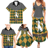 Knights Germany Costumes Family Matching Summer Maxi Dress and Hawaiian Shirt - Wonder Print Shop