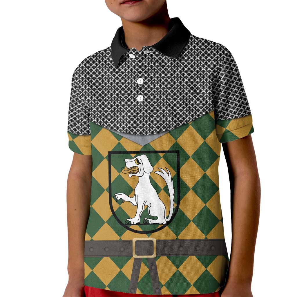 Knights Germany Costumes Kid Polo Shirt - Wonder Print Shop