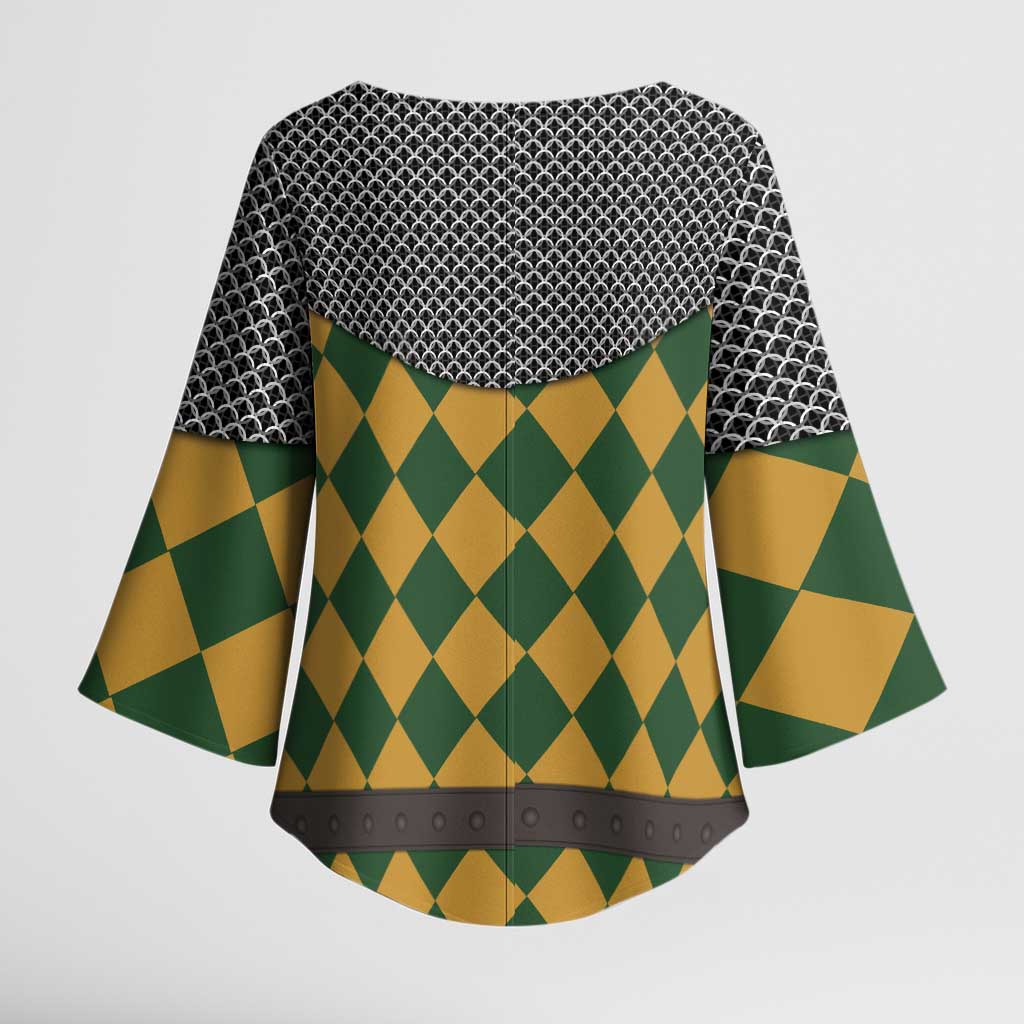 Knights Germany Costumes Kimono Sleeve Blouse - Wonder Print Shop