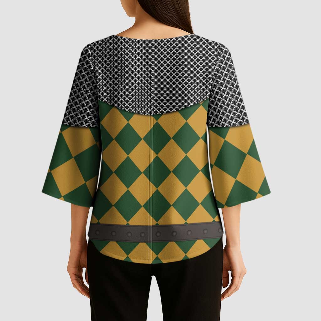 Knights Germany Costumes Kimono Sleeve Blouse - Wonder Print Shop