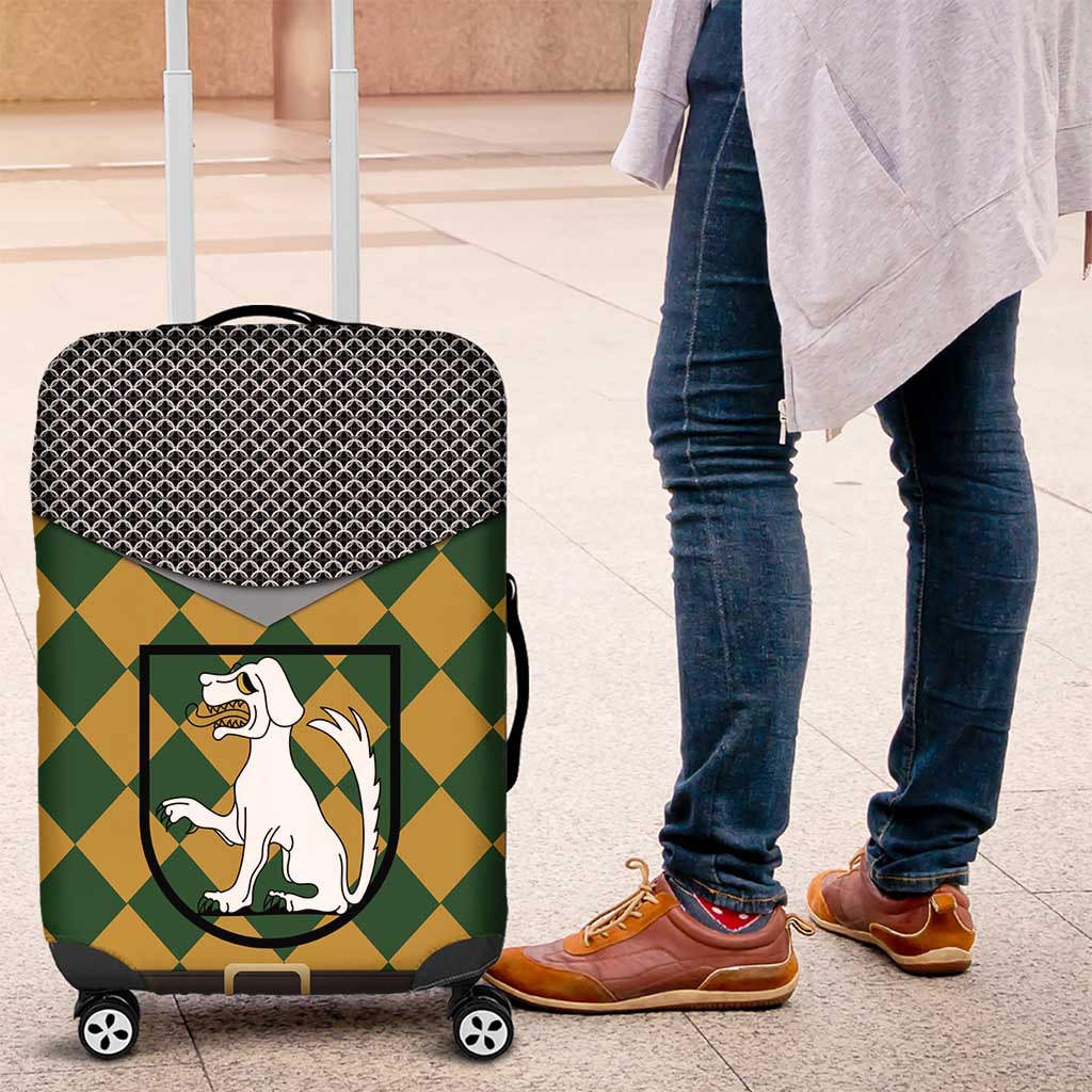 Knights Germany Costumes Luggage Cover - Wonder Print Shop