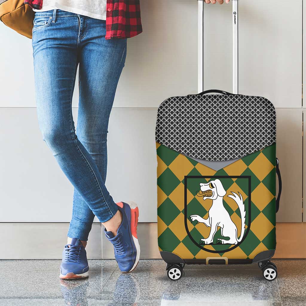 Knights Germany Costumes Luggage Cover - Wonder Print Shop