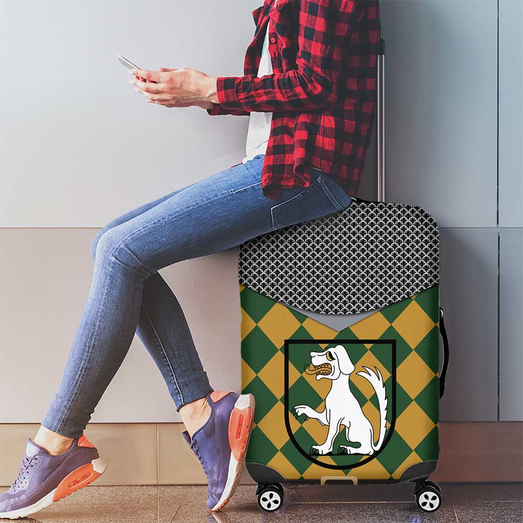 Knights Germany Costumes Luggage Cover - Wonder Print Shop