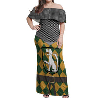 Knights Germany Costumes Off Shoulder Maxi Dress - Wonder Print Shop