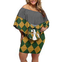 Knights Germany Costumes Off Shoulder Short Dress - Wonder Print Shop