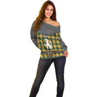 Knights Germany Costumes Off Shoulder Sweater - Wonder Print Shop