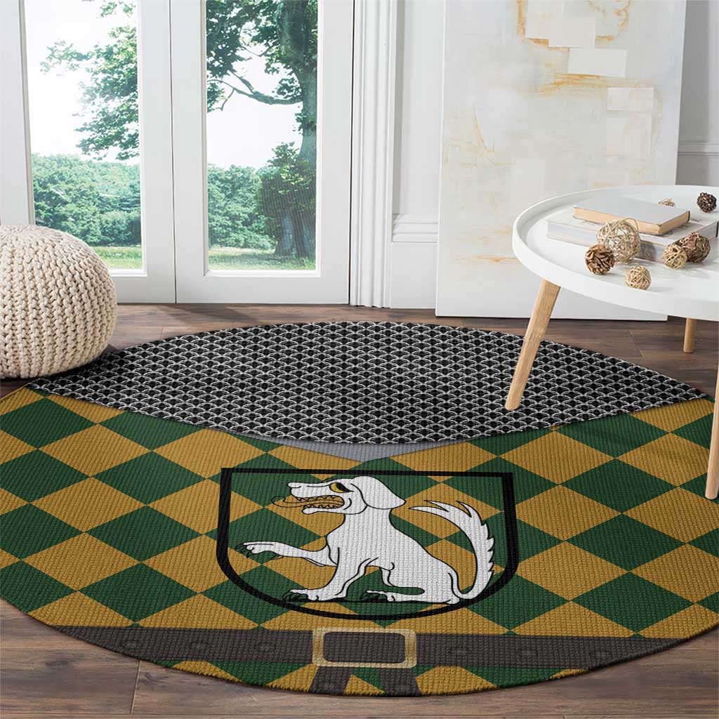 Knights Germany Costumes Round Carpet - Wonder Print Shop