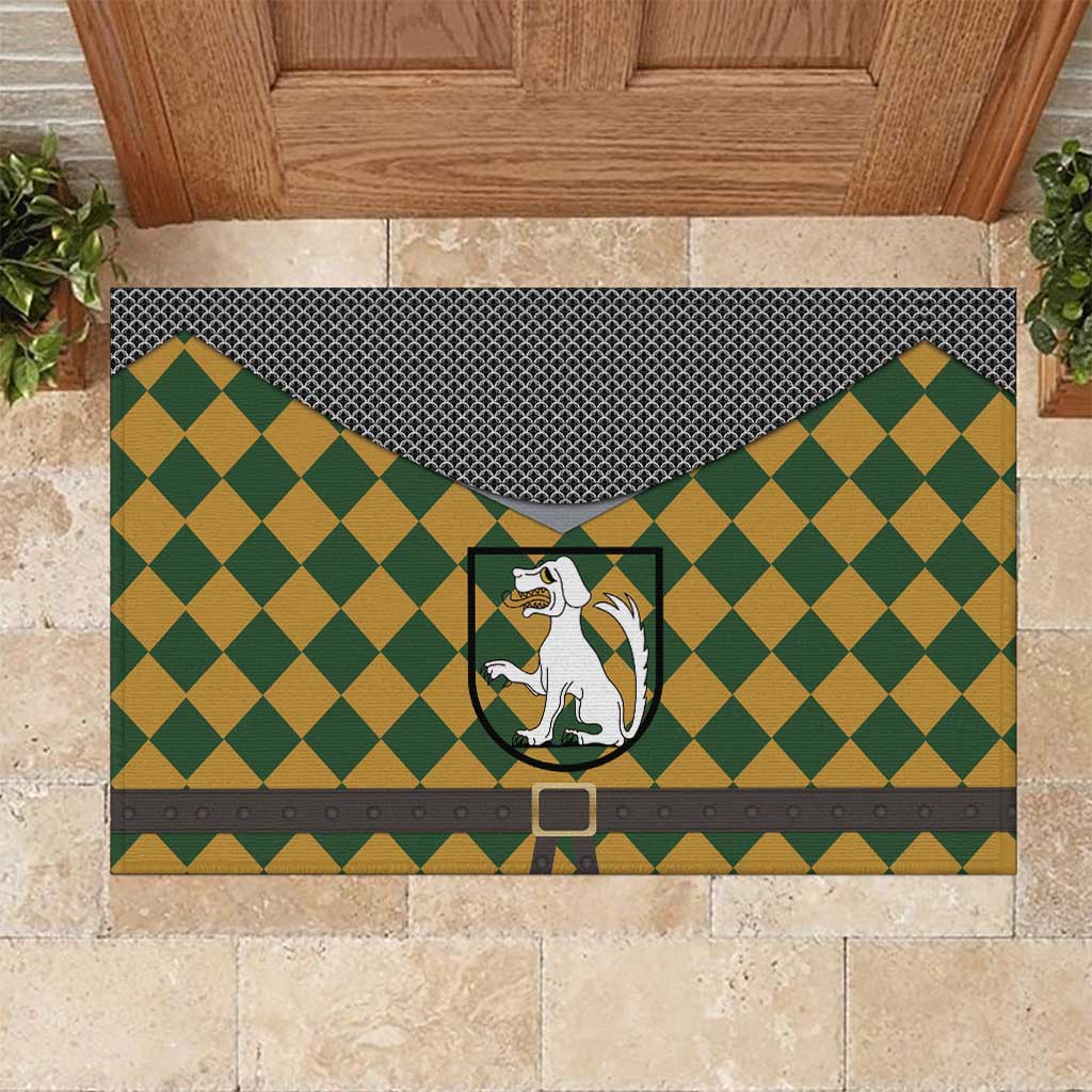 Knights Germany Costumes Rubber Doormat - Wonder Print Shop