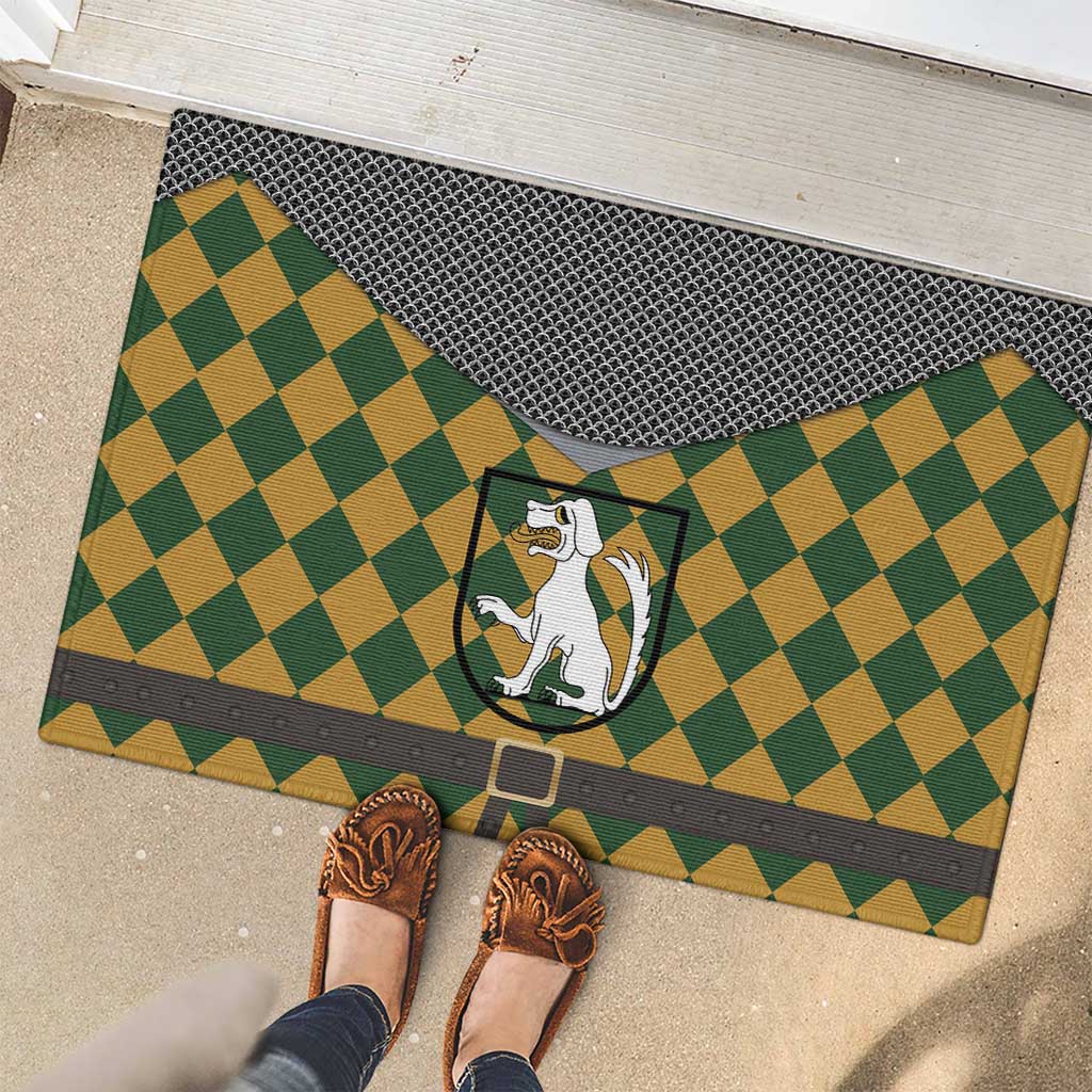 Knights Germany Costumes Rubber Doormat - Wonder Print Shop