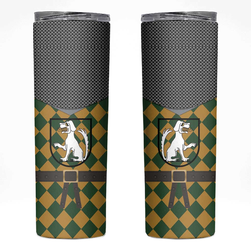 Knights Germany Costumes Skinny Tumbler - Wonder Print Shop