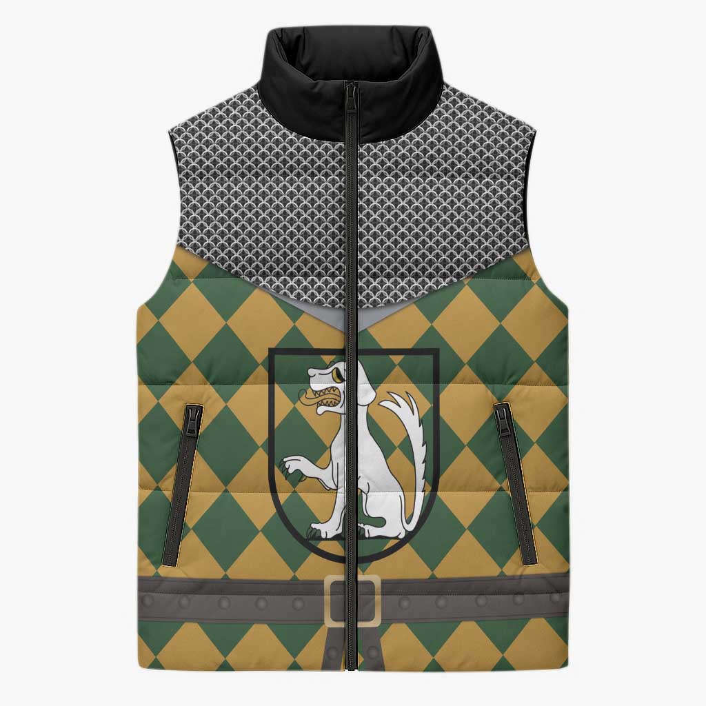 Knights Germany Costumes Sleeveless Puffer Jacket - Wonder Print Shop