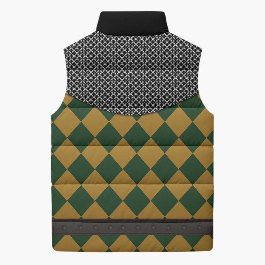 Knights Germany Costumes Sleeveless Puffer Jacket - Wonder Print Shop