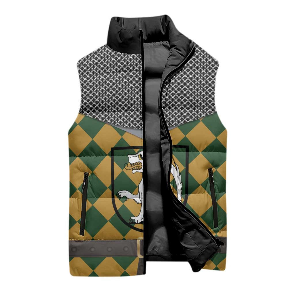 Knights Germany Costumes Sleeveless Puffer Jacket - Wonder Print Shop