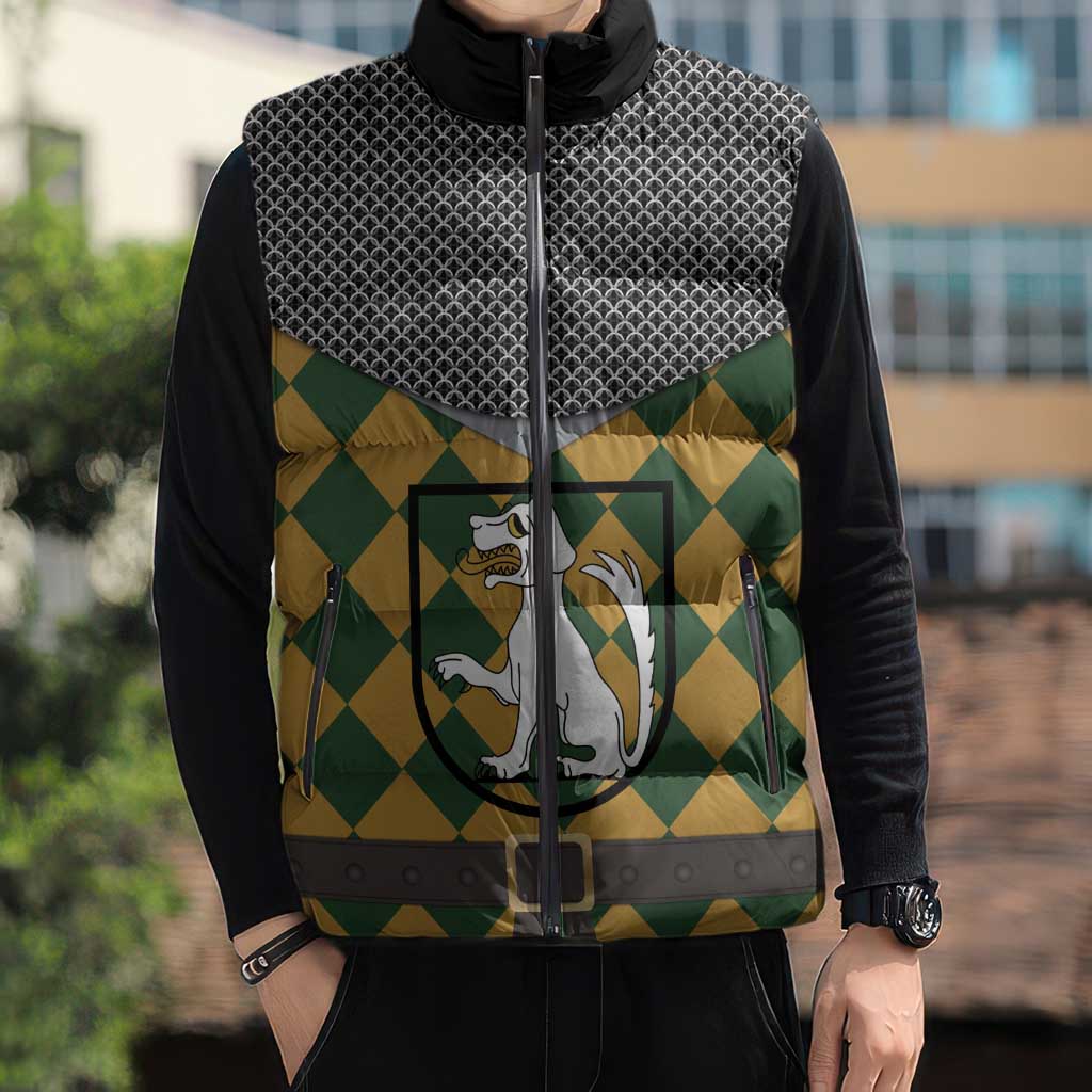 Knights Germany Costumes Sleeveless Puffer Jacket - Wonder Print Shop