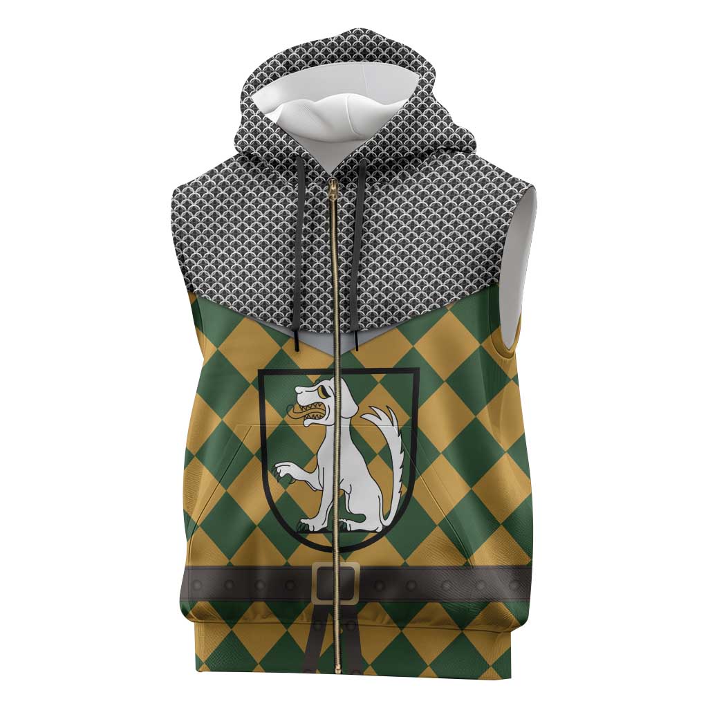 Knights Germany Costumes Sleeveless Zip Hoodie - Wonder Print Shop