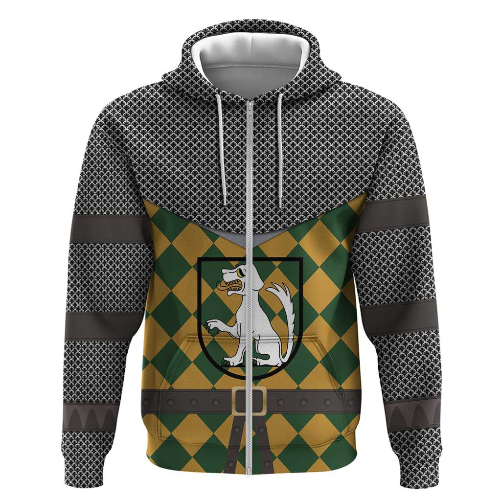 Knights Germany Costumes Zip Hoodie - Wonder Print Shop