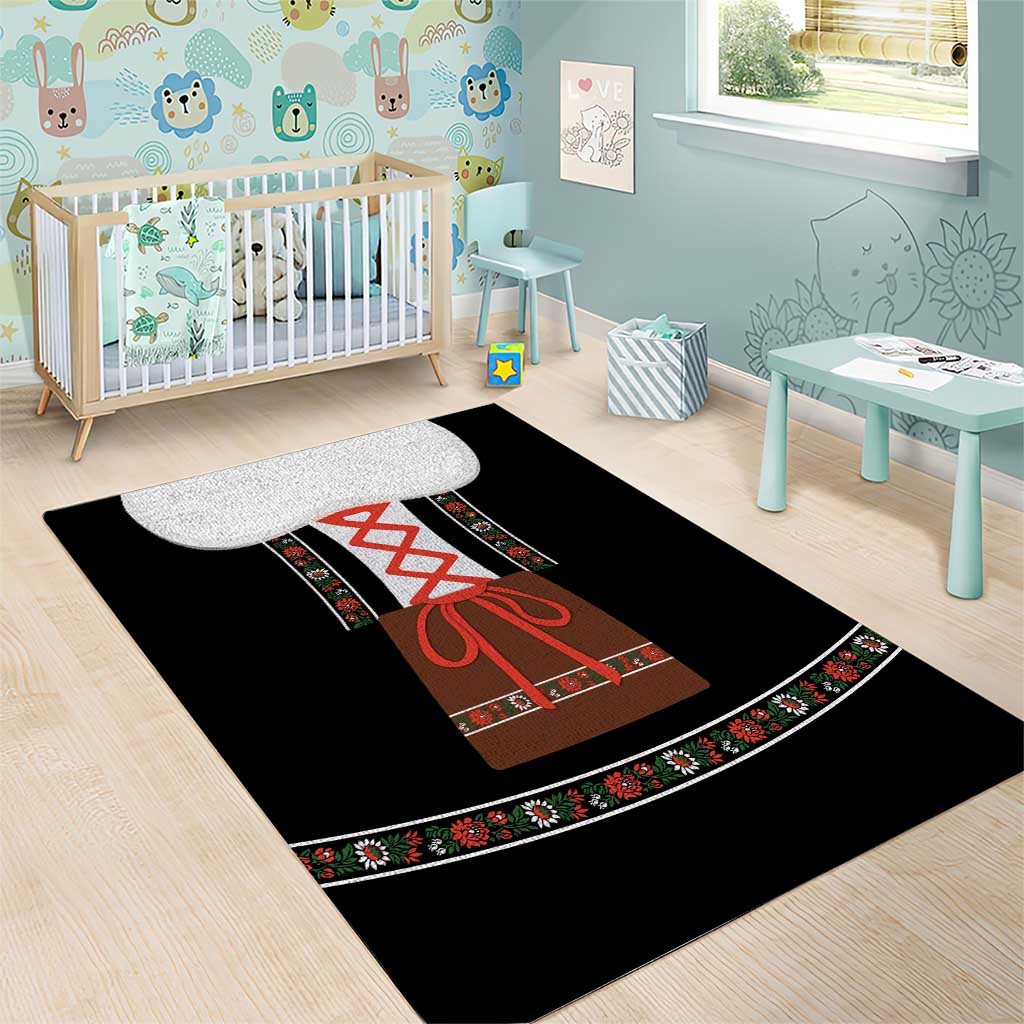 Oktoberfest Dirndl Costume Area Rug German Beer Festival - Wonder Print Shop