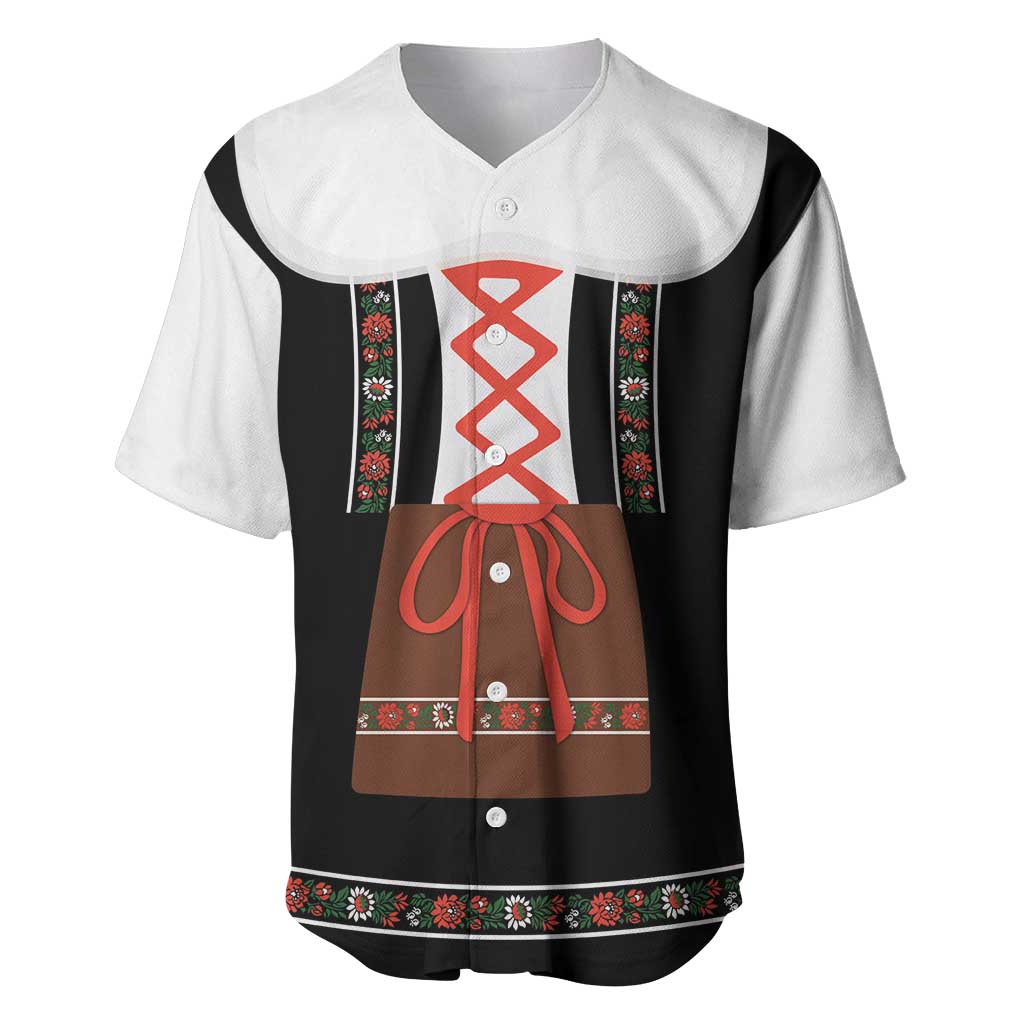 Oktoberfest Dirndl Costume Baseball Jersey German Beer Festival - Wonder Print Shop