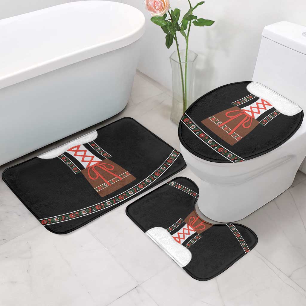 Oktoberfest Dirndl Costume Bathroom Set German Beer Festival - Wonder Print Shop