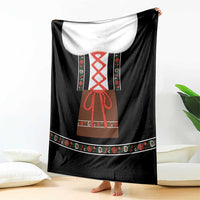 Oktoberfest Dirndl Costume Blanket German Beer Festival - Wonder Print Shop