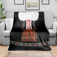 Oktoberfest Dirndl Costume Blanket German Beer Festival - Wonder Print Shop