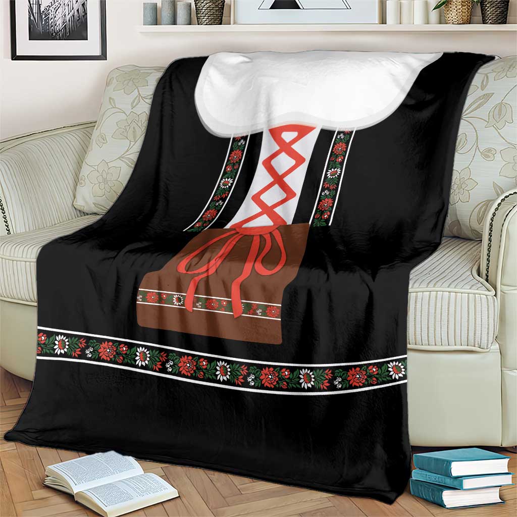 Oktoberfest Dirndl Costume Blanket German Beer Festival - Wonder Print Shop