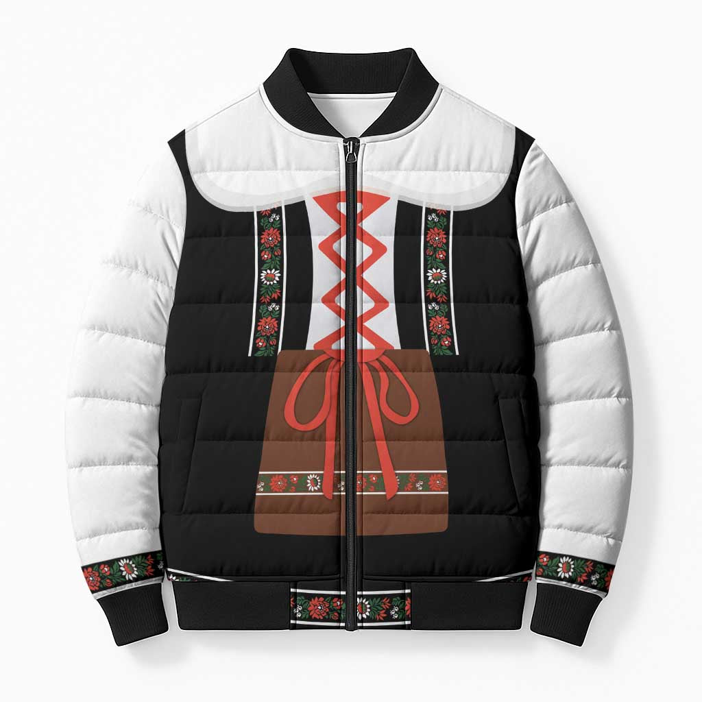 Oktoberfest Dirndl Costume Bomber Puffer Jacket German Beer Festival - Wonder Print Shop