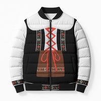 Oktoberfest Dirndl Costume Bomber Puffer Jacket German Beer Festival - Wonder Print Shop