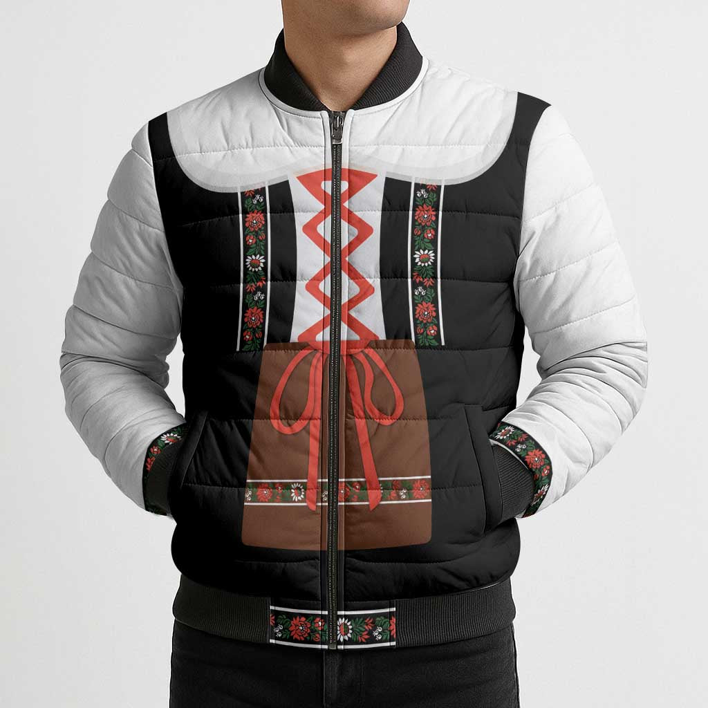 Oktoberfest Dirndl Costume Bomber Puffer Jacket German Beer Festival - Wonder Print Shop