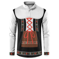 Oktoberfest Dirndl Costume Button Sweatshirt German Beer Festival - Wonder Print Shop