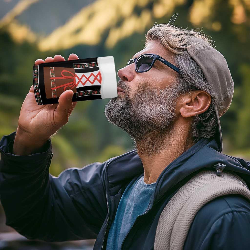 Oktoberfest Dirndl Costume 4 in 1 Can Cooler Tumbler German Beer Festival - Wonder Print Shop