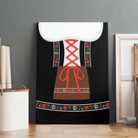 Oktoberfest Dirndl Costume Canvas Wall Art German Beer Festival - Wonder Print Shop