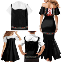 Oktoberfest Dirndl Costume Family Matching Mermaid Dress and Hawaiian Shirt German Beer Festival - Wonder Print Shop