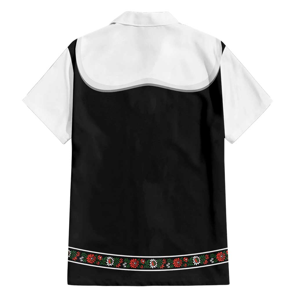 Oktoberfest Dirndl Costume Family Matching Off Shoulder Short Dress and Hawaiian Shirt German Beer Festival - Wonder Print Shop