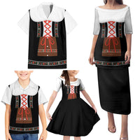 Oktoberfest Dirndl Costume Family Matching Puletasi and Hawaiian Shirt German Beer Festival - Wonder Print Shop