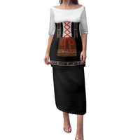 Oktoberfest Dirndl Costume Family Matching Puletasi and Hawaiian Shirt German Beer Festival - Wonder Print Shop