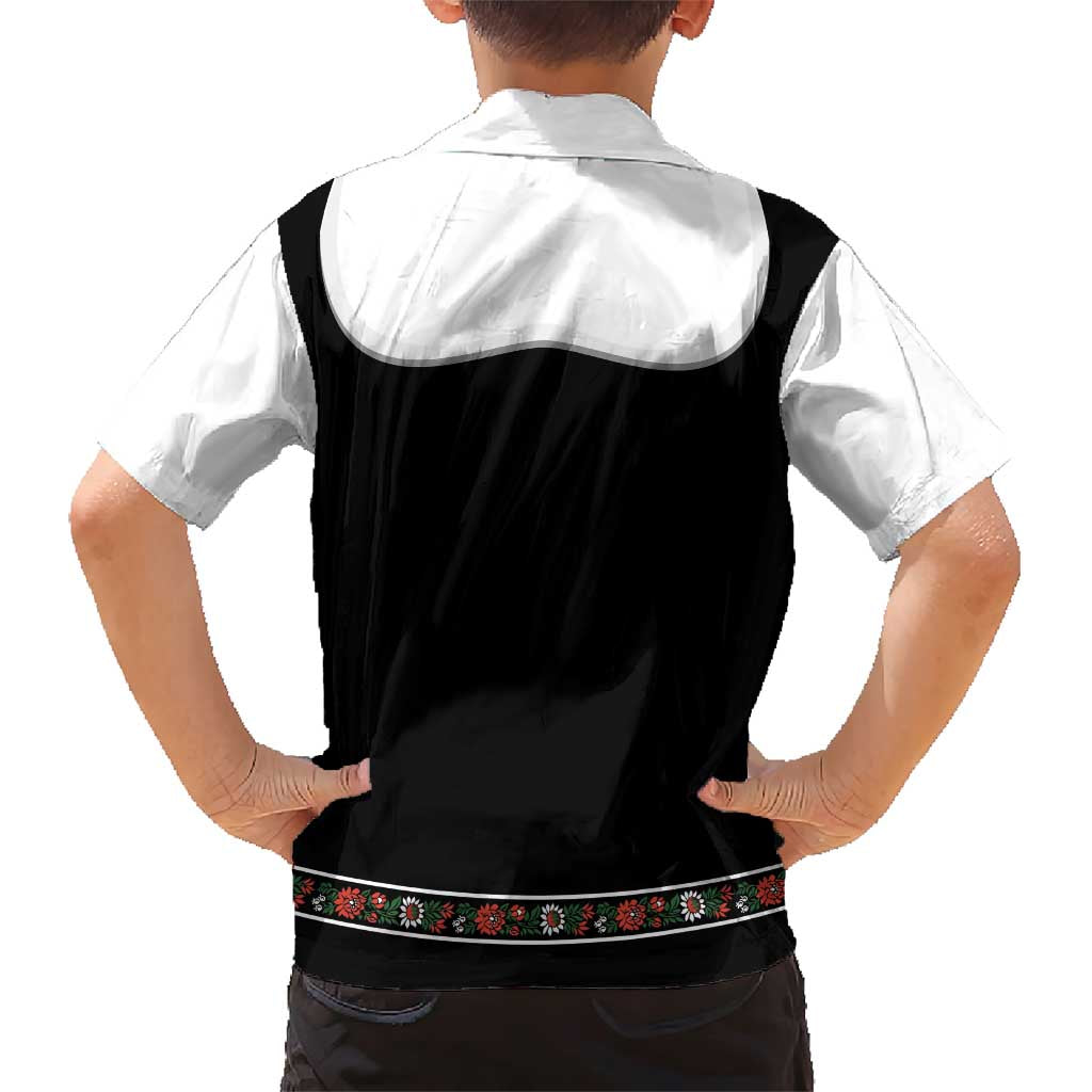 Oktoberfest Dirndl Costume Family Matching Short Sleeve Bodycon Dress and Hawaiian Shirt German Beer Festival - Wonder Print Shop