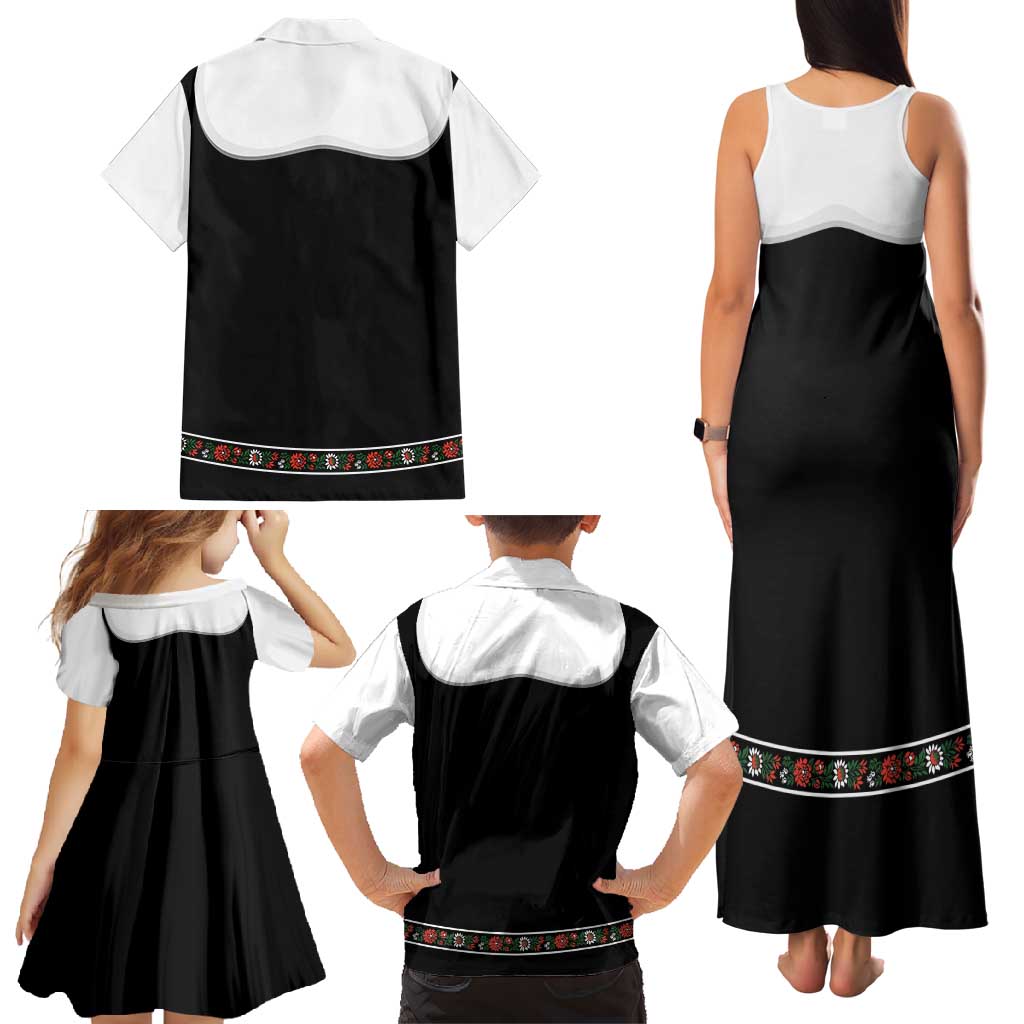 Oktoberfest Dirndl Costume Family Matching Tank Maxi Dress and Hawaiian Shirt German Beer Festival - Wonder Print Shop
