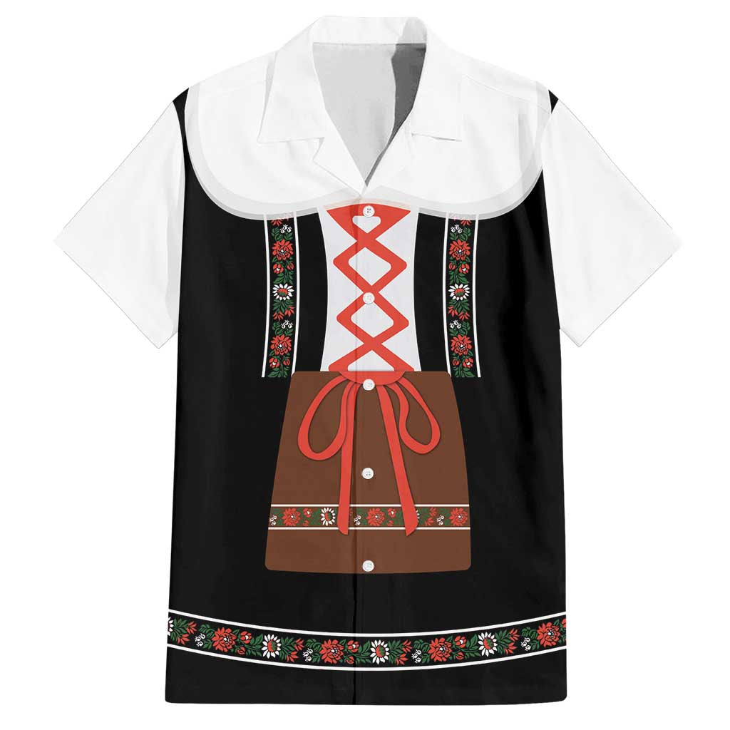 Oktoberfest Dirndl Costume Family Matching Tank Maxi Dress and Hawaiian Shirt German Beer Festival - Wonder Print Shop