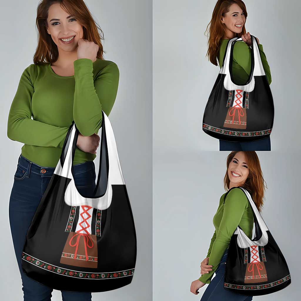 Oktoberfest Dirndl Costume Grocery Bag German Beer Festival - Wonder Print Shop