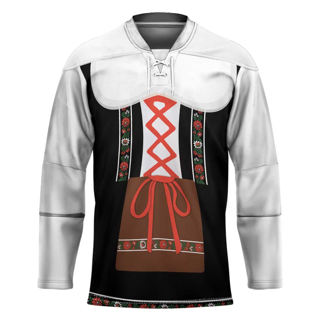 Oktoberfest Dirndl Costume Hockey Jersey German Beer Festival - Wonder Print Shop