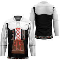 Oktoberfest Dirndl Costume Hockey Jersey German Beer Festival - Wonder Print Shop
