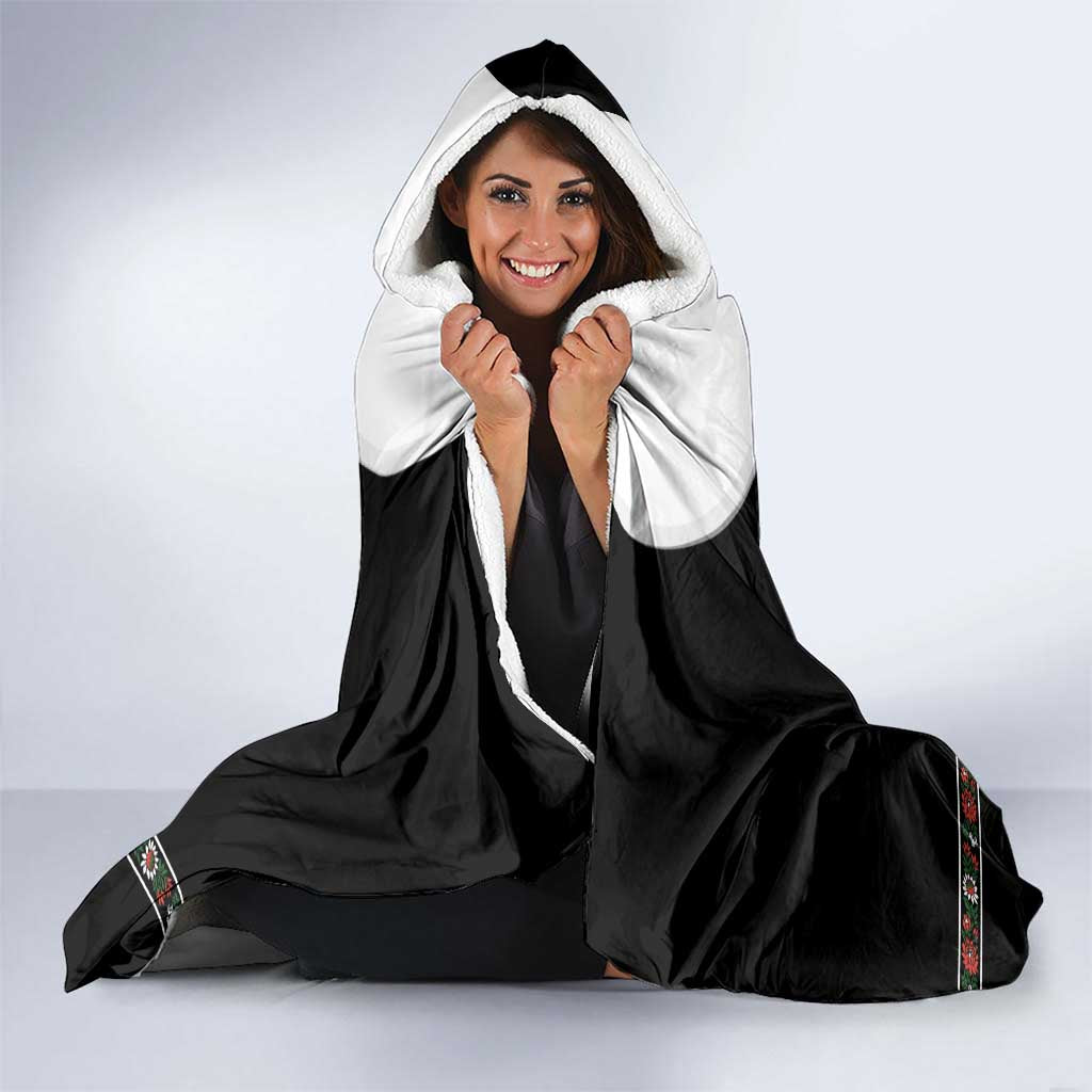 Oktoberfest Dirndl Costume Hooded Blanket German Beer Festival - Wonder Print Shop