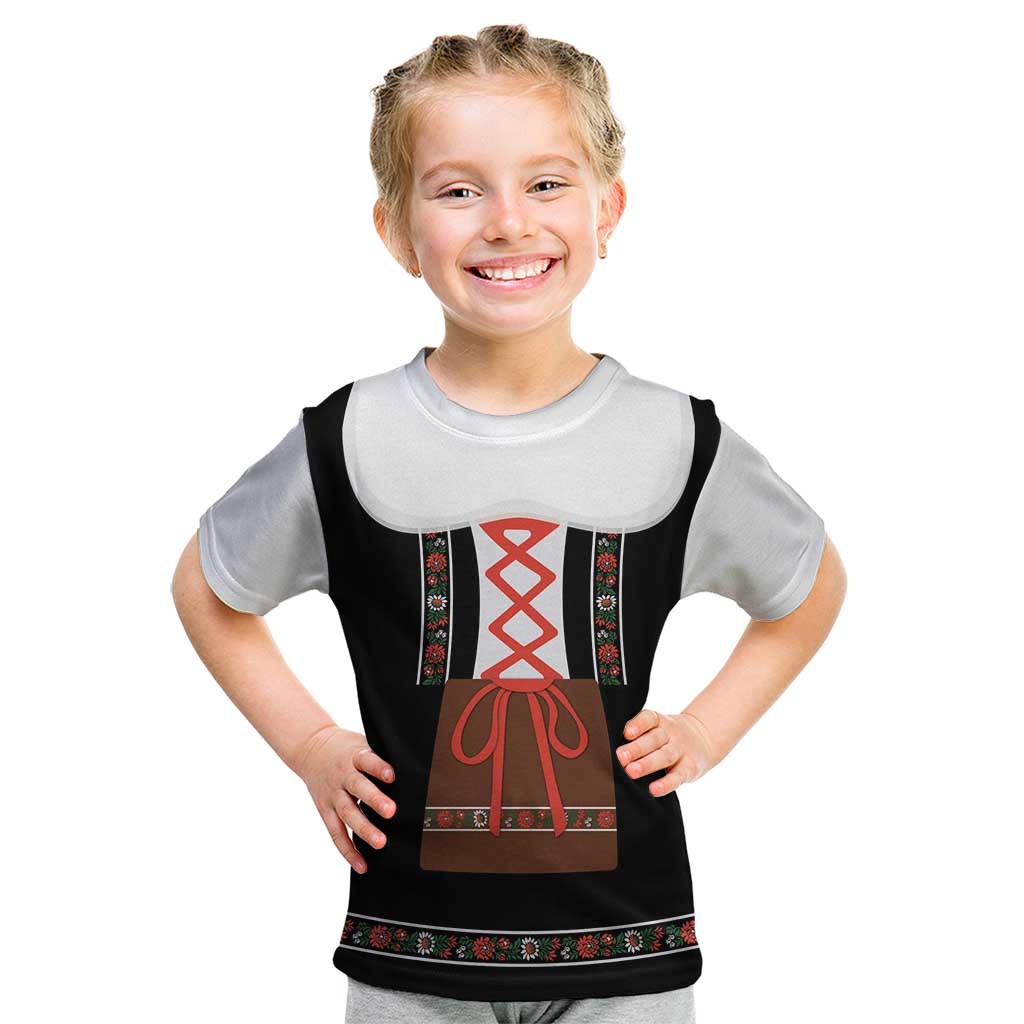 Oktoberfest Dirndl Costume Kid T Shirt German Beer Festival - Wonder Print Shop