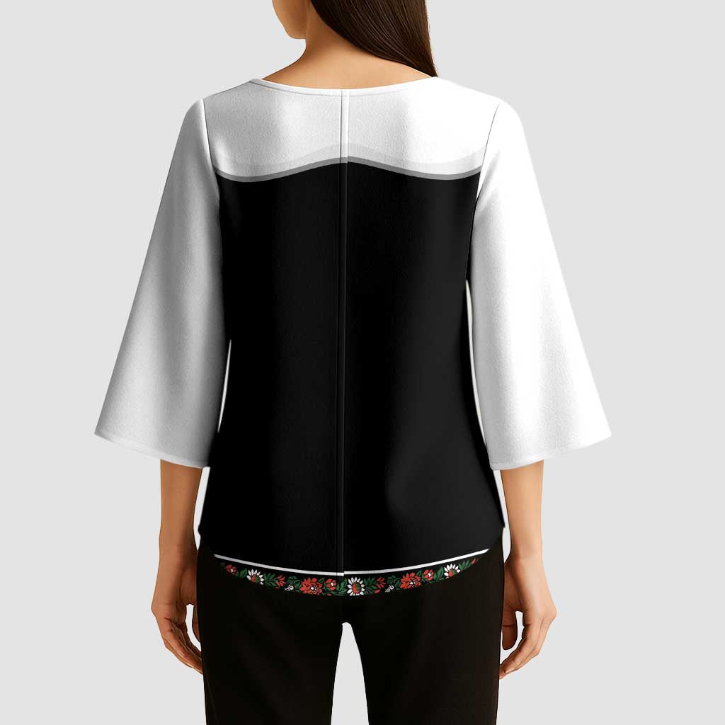 Oktoberfest Dirndl Costume Kimono Sleeve Blouse German Beer Festival - Wonder Print Shop